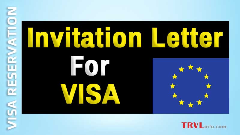 Invitation Letter for Schengen visa