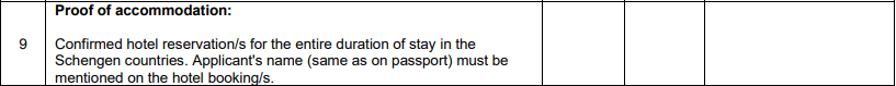 Dummy Hotel Booking for Schengen Visa